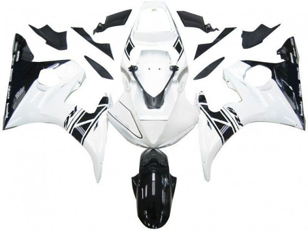 Carene Yamaha R6 2003-2005 - Nero Bianco Tribal Carene Yamaha R6 2003-2005 - Nero Bianco Tribal