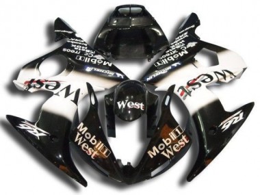 Carene Yamaha R6 2003-2005 - Nero Mobil West