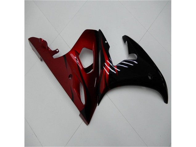 Carene Yamaha R6 2003-2005 - Nero Rosso