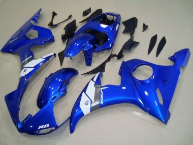 Carene Yamaha R6 2003-2005 - Stile OEM Blu