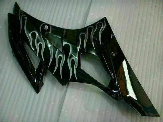 Carene Yamaha R6 2006-2007 - Argento Fiamma Nero