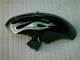 Carene Yamaha R6 2006-2007 - Argento Fiamma Nero