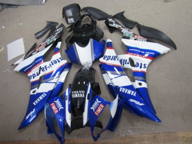 Carene Yamaha R6 2006-2007 - Bianco Blu Sterilgarda Volvo