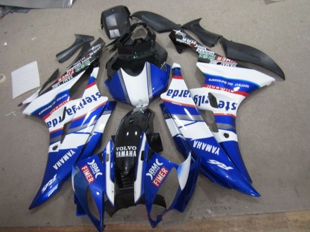 Carene Yamaha R6 2006-2007 - Bianco Blu Sterilgarda Volvo