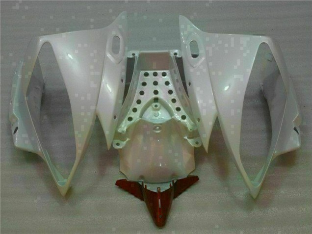 Carene Yamaha R6 2006-2007 - Bianco Marrone