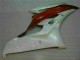 Carene Yamaha R6 2006-2007 - Bianco Marrone