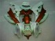 Carene Yamaha R6 2006-2007 - Bianco Marrone