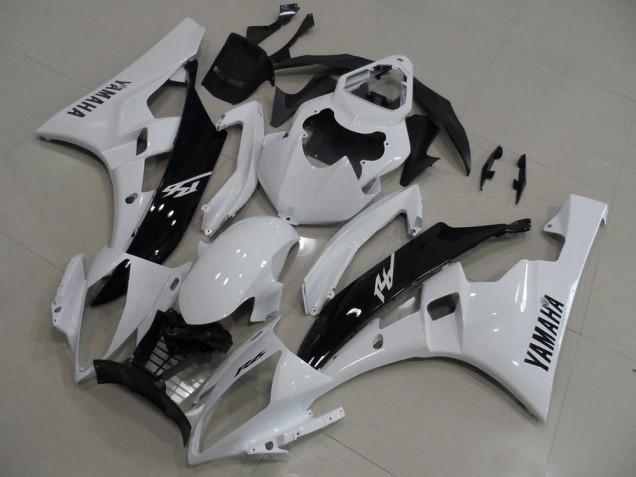 Carene Yamaha R6 2006-2007 - Bianco & Nero
