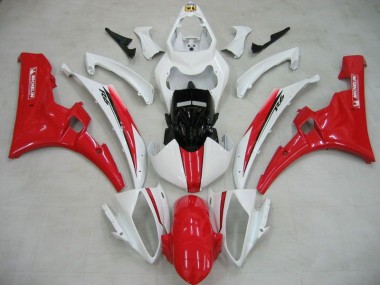 Carene Yamaha R6 2006-2007 - Bianco Rosso Michelin