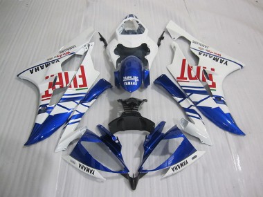Carene Yamaha R6 2006-2007 - Blu Bianco Fiat