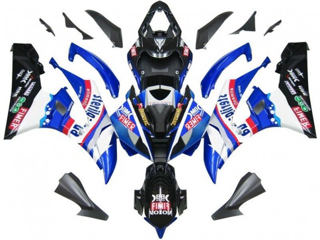 Carene Yamaha R6 2006-2007 - Blu Nero Sterilgard