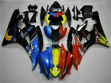 Carene Yamaha R6 2006-2007 - Giallo Blu Rosso