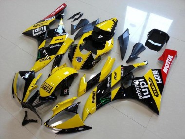 Carene Yamaha R6 2006-2007 - Giallo Monster Lupi