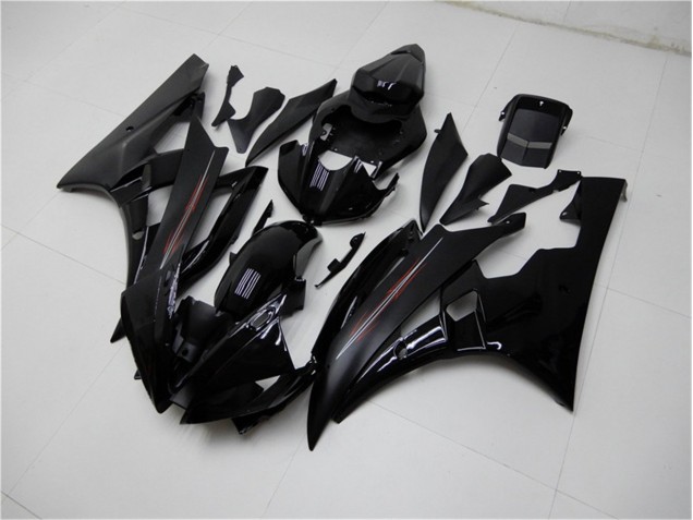 Carene Yamaha R6 2006-2007 - Lucido Nero Opaco
