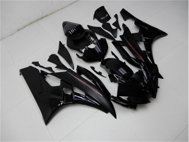 Carene Yamaha R6 2006-2007 - Lucido Nero Opaco