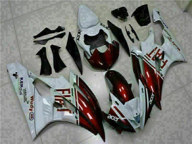 Carene Yamaha R6 2006-2007 - Marrone Bianco