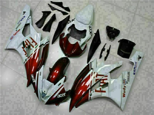 Carene Yamaha R6 2006-2007 - Marrone Bianco