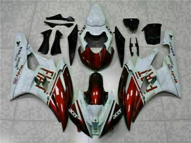 Carene Yamaha R6 2006-2007 - Marrone Bianco