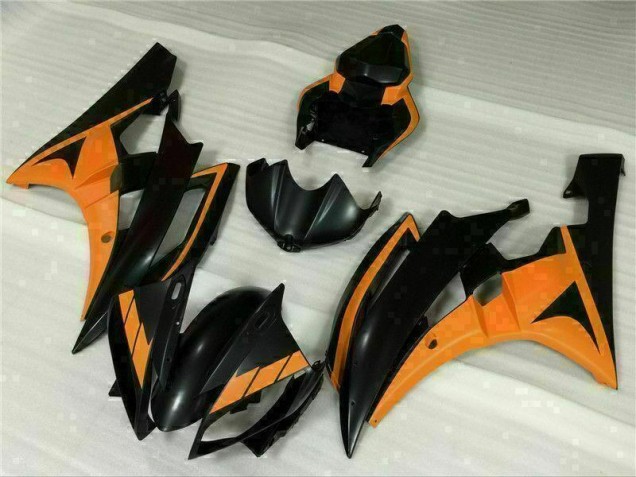 Carene Yamaha R6 2006-2007 - Nero Arancia