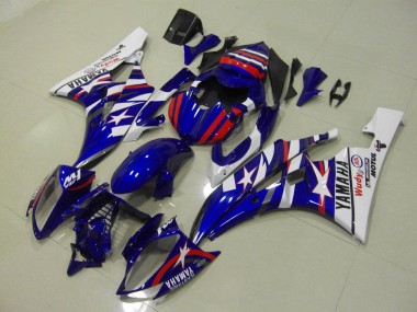 Carene Yamaha R6 2006-2007 - Rosso Blu Star