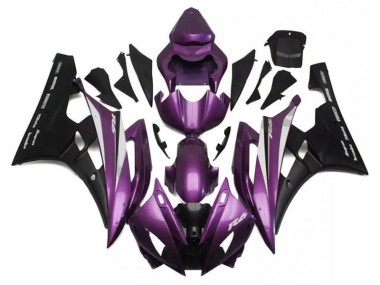 Carene Yamaha R6 2006-2007 - Viola Nero
