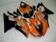 Carene Yamaha R6 2008-2016 - Arancia Nero Carene Yamaha R6 2008-2016 - Arancia Nero