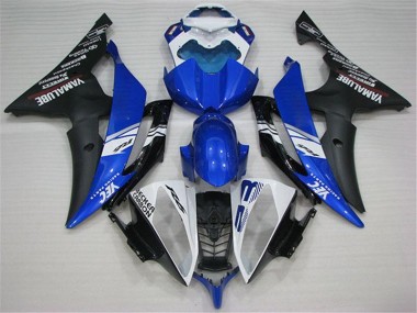 Carene Yamaha R6 2008-2016 - Bianco Blu Nero
