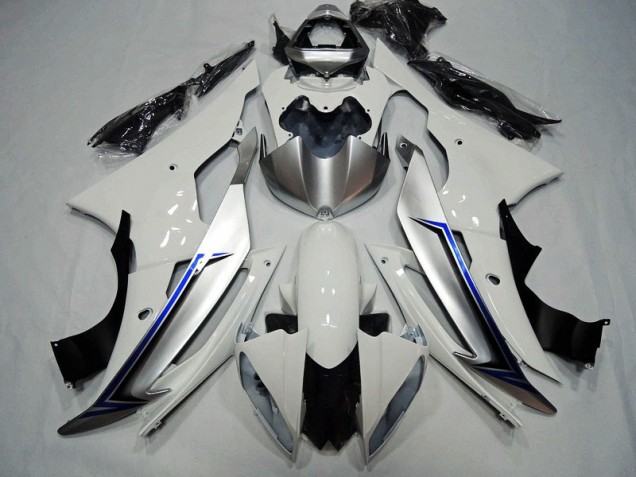 Carene Yamaha R6 2008-2016 - Bianco Nero Blu