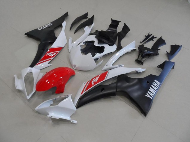 Carene Yamaha R6 2008-2016 - Bianco & Nero Opaco