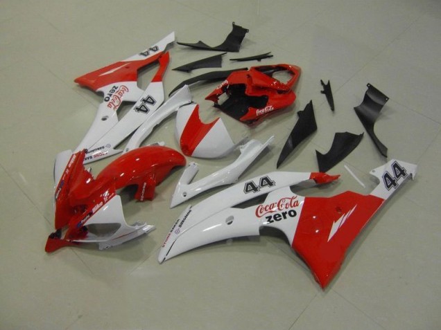 Carene Yamaha R6 2008-2016 - Bianco Rosso Coca Cola Zero 44 Carene Yamaha R6 2008-2016 - Bianco Rosso Coca Cola Zero 44