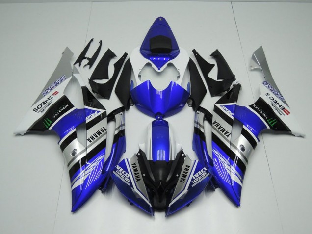 Carene Yamaha R6 2008-2016 - Blu Bianco ENEOS Monster Carene Yamaha R6 2008-2016 - Blu Bianco ENEOS Monster