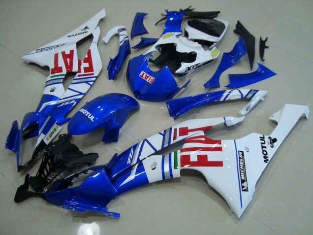 Carene Yamaha R6 2008-2016 - Blu Bianco Rosso Fiat Carene Yamaha R6 2008-2016 - Blu Bianco Rosso Fiat