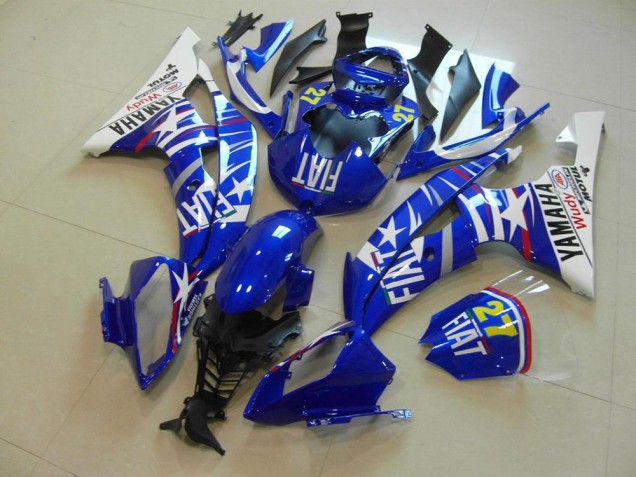 Carene Yamaha R6 2008-2016 - Blu Stella Fiat