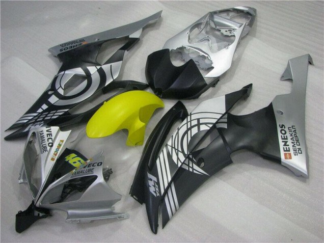 Carene Yamaha R6 2008-2016 - Giallo Nero Argento Carene Yamaha R6 2008-2016 - Giallo Nero Argento