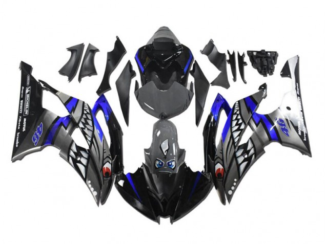 Carene Yamaha R6 2008-2016 - Grigio Blu Squalo Carene Yamaha R6 2008-2016 - Grigio Blu Squalo