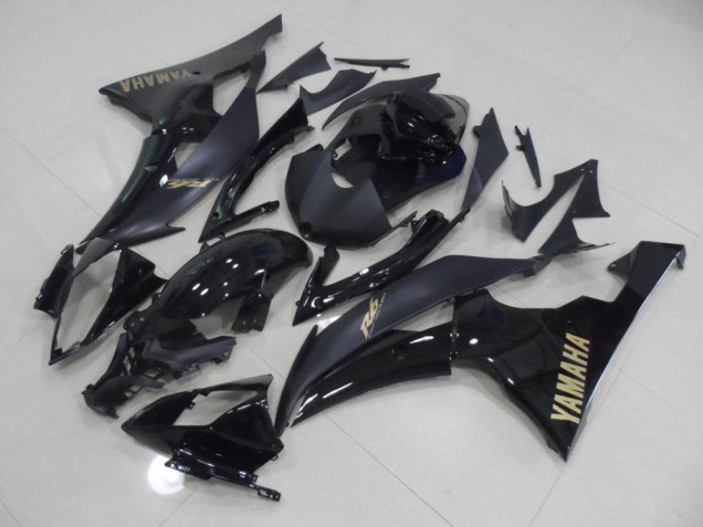 Carene Yamaha R6 2008-2016 - Nero con Oro Adesivo Carene Yamaha R6 2008-2016 - Nero con Oro Adesivo