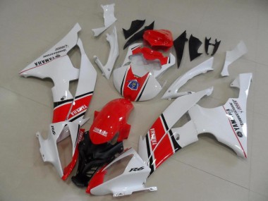 Carene Yamaha R6 2008-2016 - Rosso Bianco Stile OEM