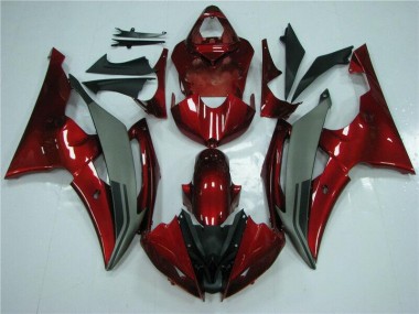 Carene Yamaha R6 2008-2016 - Rosso Grigio