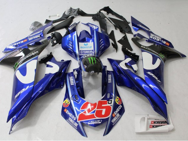Carene Yamaha R6 2017-2023 - Movistar Carene Yamaha R6 2017-2023 - Movistar