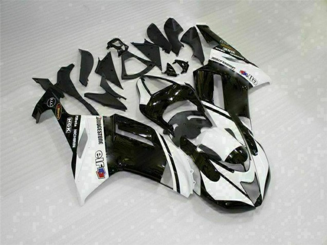 Carrozzeria & Carena Kawasaki ZX6R 2007-2008 - Nero Bianco Carrozzeria & Carena Kawasaki ZX6R 2007-2008 - Nero Bianco