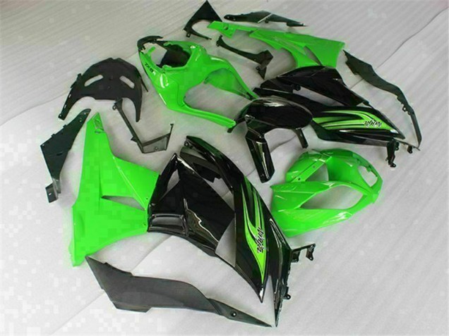 Carrozzeria & Carena Kawasaki ZX6R 2009-2012 - Verde Nero Carrozzeria & Carena Kawasaki ZX6R 2009-2012 - Verde Nero
