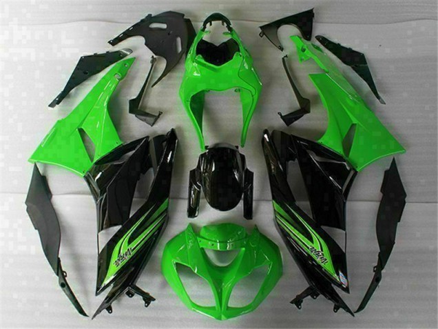 Carrozzeria & Carena Kawasaki ZX6R 2009-2012 - Verde Nero Carrozzeria & Carena Kawasaki ZX6R 2009-2012 - Verde Nero