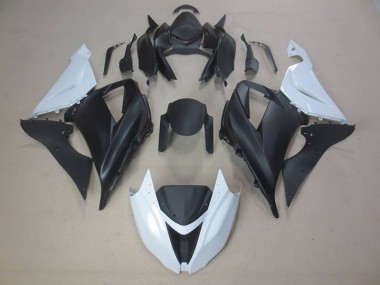 Carrozzeria & Carena Kawasaki ZX6R 2013-2018 - Nero Bianco