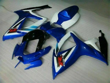 Carrozzeria & Carena Suzuki GSXR 600 / 750 K6 2006-2007 - Blu Bianco
