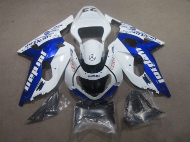 Carrozzeria & Carena Suzuki GSXR 600 K1 K2 K3 2001-2003 - Bianco Blu Motul