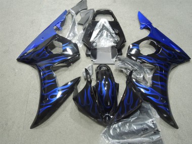 Carrozzeria & Carena Yamaha R6 2003-2005 - Nero Blu Fiamma