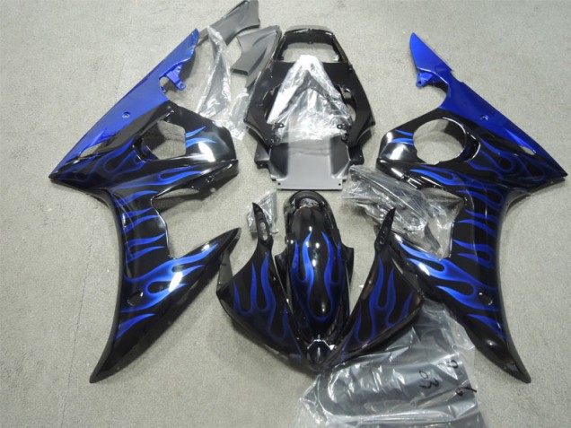 Carrozzeria & Carena Yamaha R6 2003-2005 - Nero Blu Fiamma Carrozzeria & Carena Yamaha R6 2003-2005 - Nero Blu Fiamma