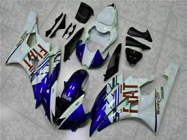 Carrozzeria & Carena Yamaha R6 2006-2007 - Bianco Blu Carrozzeria & Carena Yamaha R6 2006-2007 - Bianco Blu