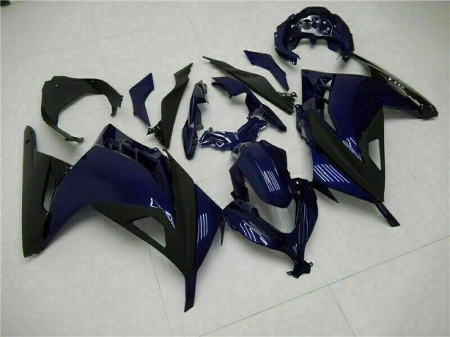 Carrozzeria & Plastica Kawasaki EX300 2013-2016 - Blu Nero Carrozzeria & Plastica Kawasaki EX300 2013-2016 - Blu Nero