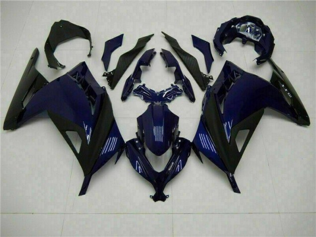 Carrozzeria & Plastica Kawasaki EX300 2013-2016 - Blu Nero Carrozzeria & Plastica Kawasaki EX300 2013-2016 - Blu Nero